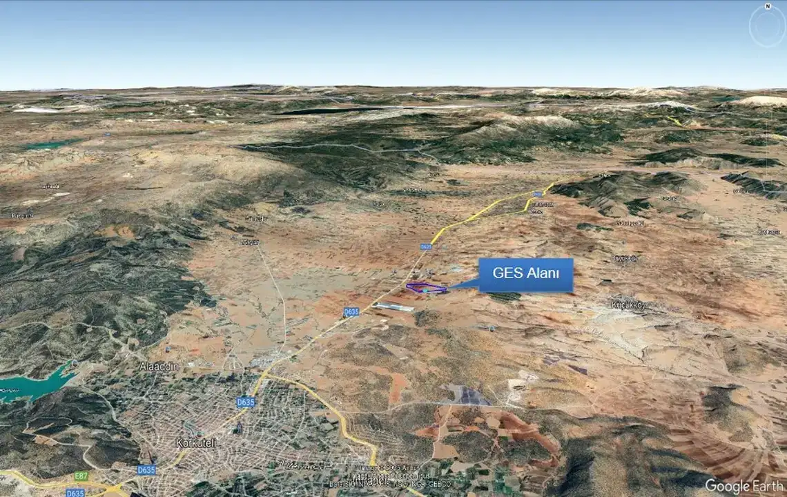 Korkuteli’nde 38,45 Hektarlık Alanda GES 1
